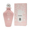 SARA 100ML perfume bottle and box